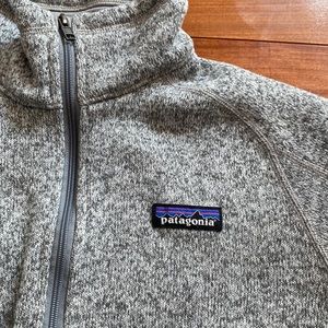Better Sweater Patagonia fleece, grey.